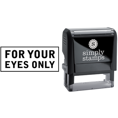 For Your Eyes Only Confidential Business Stamp