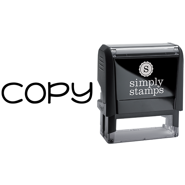 Lowercase Lettering Copy Business Stamp