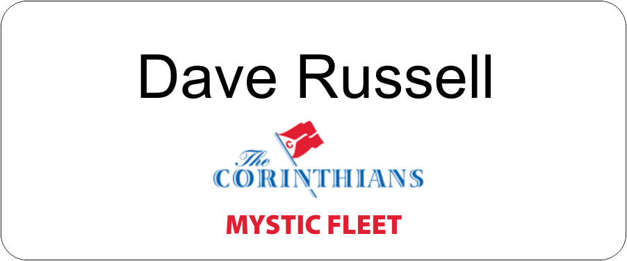 Corinthians 1.25"x3" Mystic Fleet Nametag