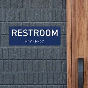 Custom ADA sign for a restroom