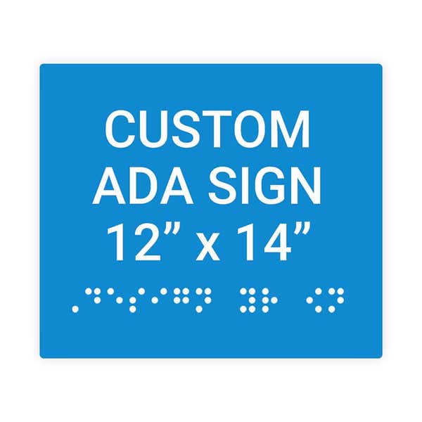 ADA 12" x 14" Horizontal Sign