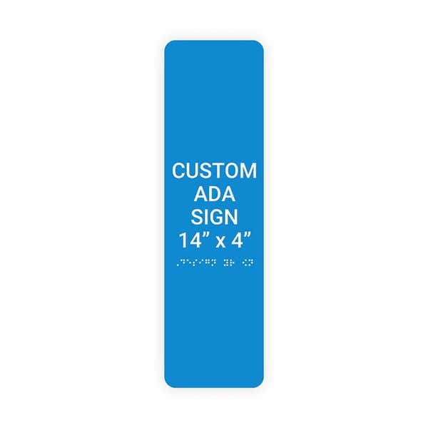 ADA 14" x 4" Vertical Sign