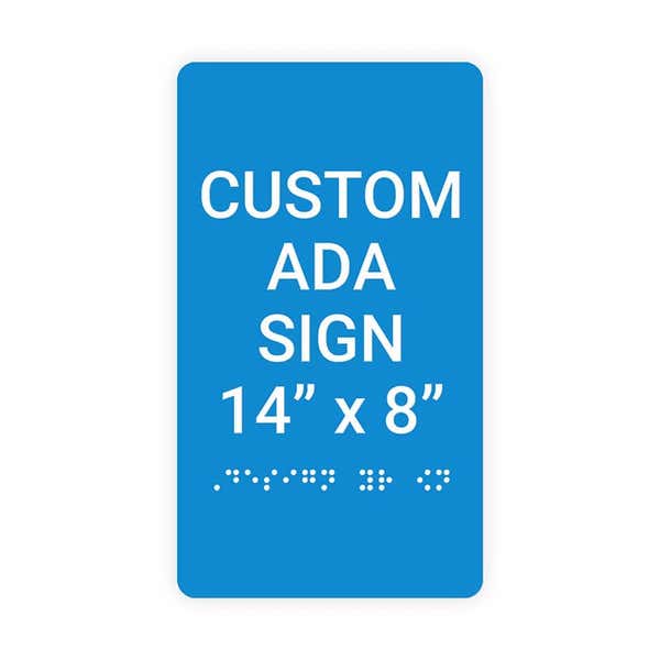 ADA 14" x 8" Vertical Sign