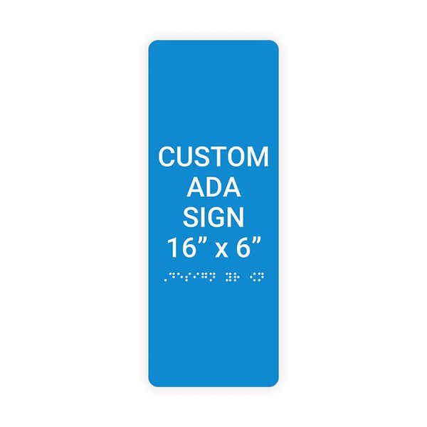 ADA 16" x 6" Vertical Sign