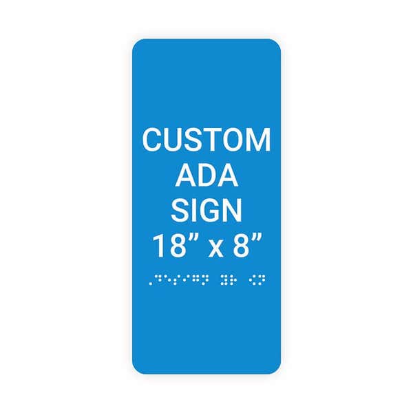 ADA 18" x 8" Vertical Sign