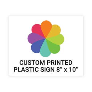 Color Sign Horizontal 8" x 10"