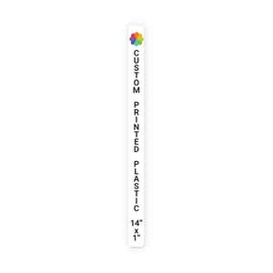 Color Sign Vertical 14" x 1"
