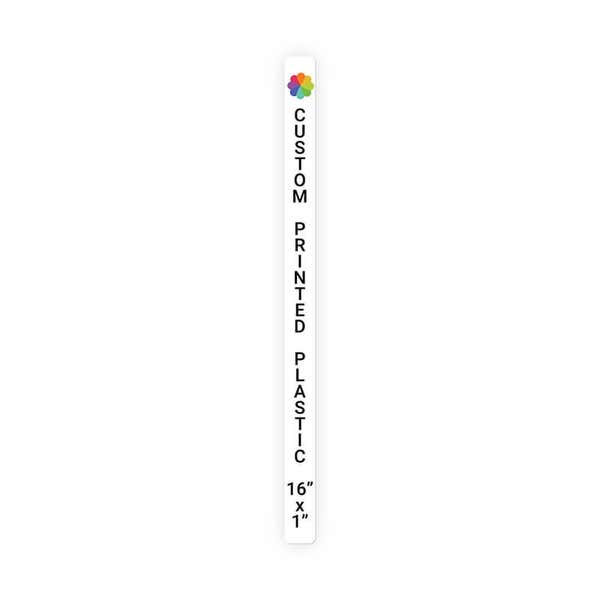 Color Sign Vertical 16" x 1"