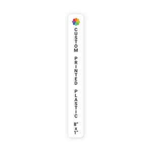 Color Sign Vertical 8" x 1"