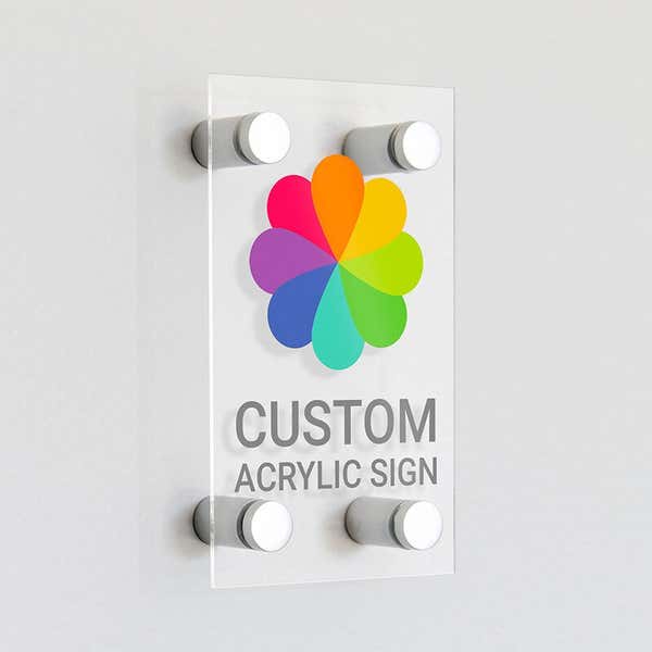 Custom Acrylic Sign 24"x10" - 1/8" Thick