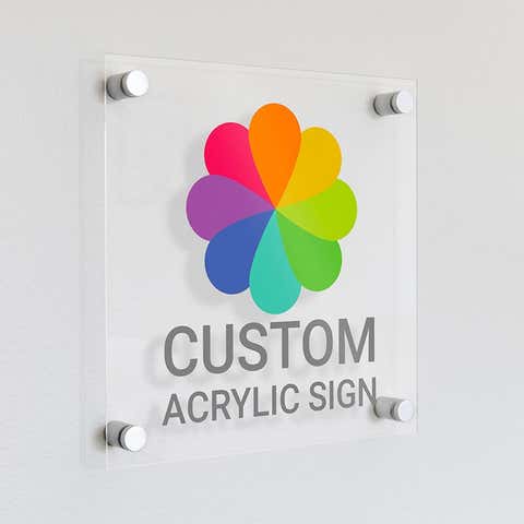 Custom Acrylic Sign 8"x8" - 1/8" Thick