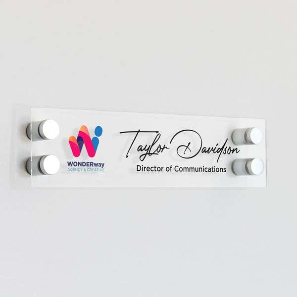 Acrylic Signs 1/16" Thick | Pick Your Size