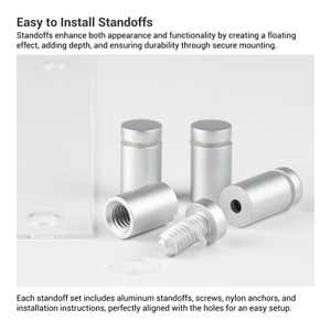 The benefits of standoffs for acrylic signs