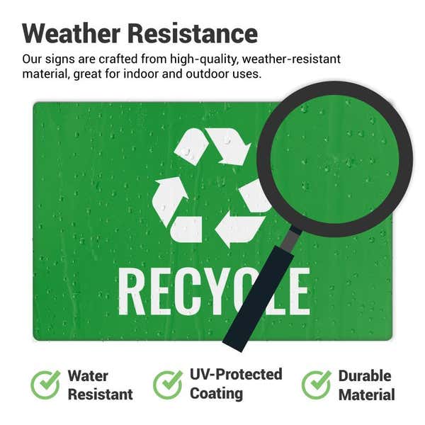 THe weather resistance of plastic signs