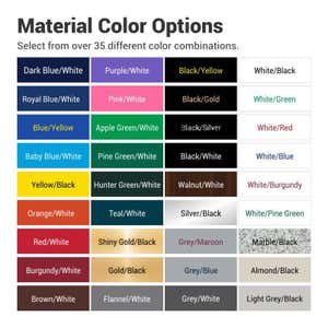 Material color options