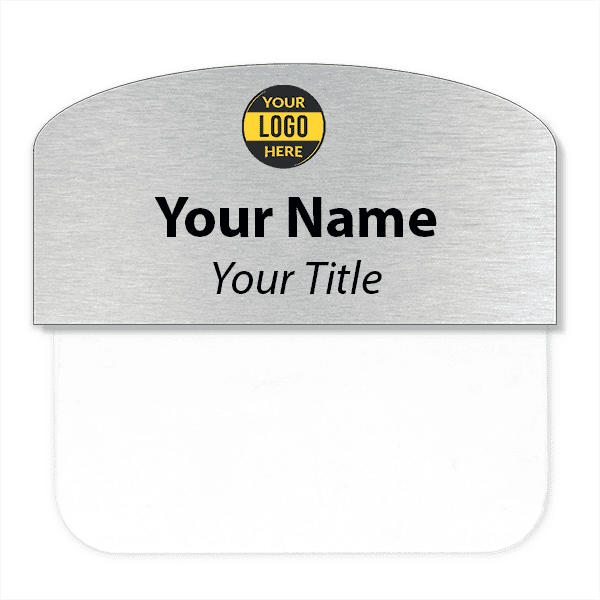 Custom Arched Pocket Badge - 1.5" x 3"