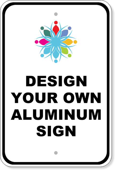 Custom Border Aluminum Sign