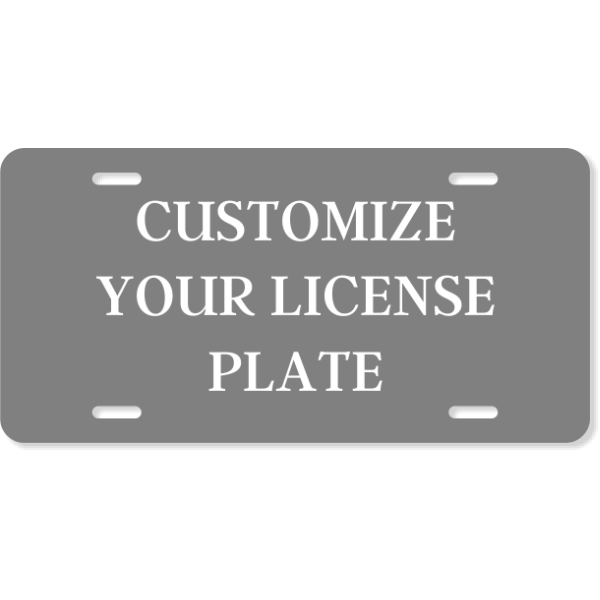Custom License Plate HC Brands
