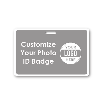 Horizontal ID Card - Single Sided - alternate view