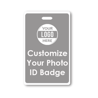 Vertical ID Card - Single Sided - alternate view