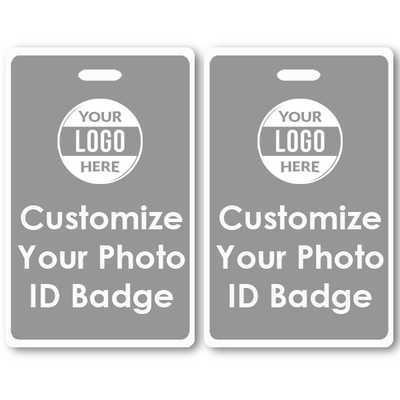 Vertical Double Sided ID Card - alternate view
