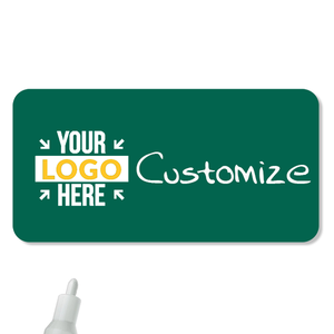 Customized 1.5 x 3 Chalkboard Reusable Name Tag