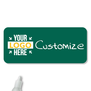 Customized 1.5 x 3.5 Chalkboard Reusable Name Tag