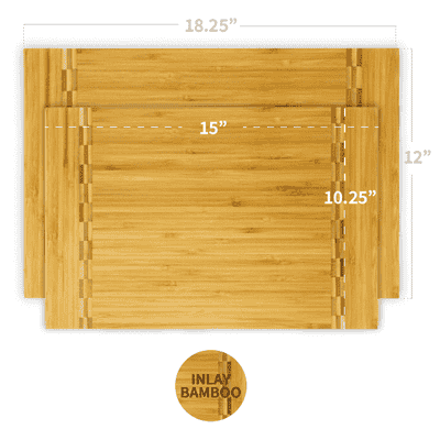 Finnegan Wreath Customized Butcher Block Inlay Cutting Board Corporate Gift - alternate view