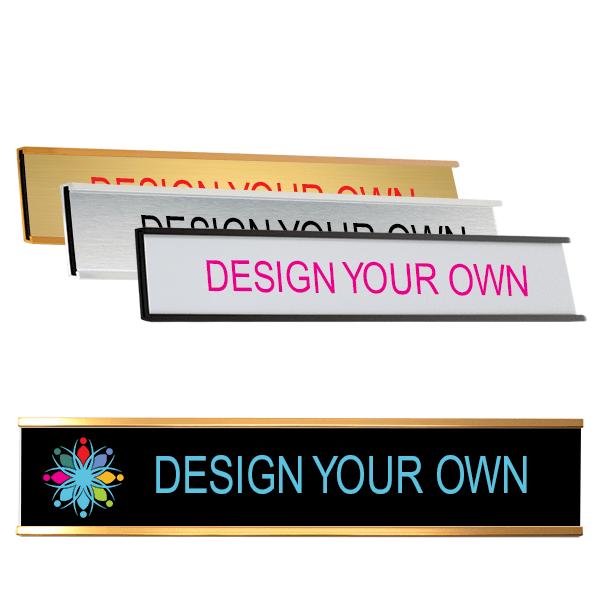1.5" x 8" Aluminum Wall Sign w/ Full Color Plastic Insert 1.5" x 8" Aluminum Wall Sign w/ Full Color Plastic Insert