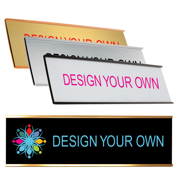 3" x 10" Aluminum Wall Sign w/ Full Color Plastic Insert 3" x 10" Aluminum Wall Sign w/ Full Color Plastic Insert