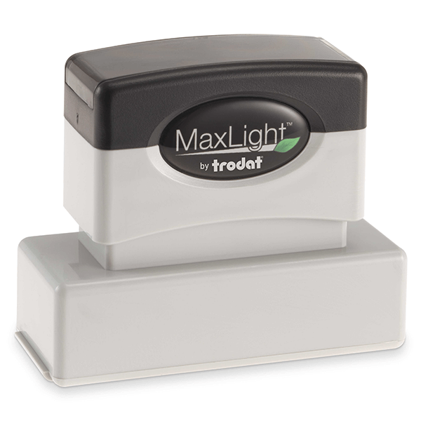 MaxLight Custom Pre-Inked Stamp - MAX-145S - Black Ink MaxLight Custom Pre-Inked Stamp - MAX-145S - Black Ink