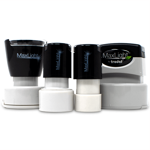 Maxlight Pre-Inked Round Stamps Maxlight Pre-Inked Round Stamps