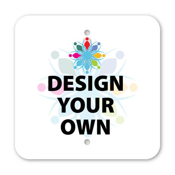 12" x 12" Vinyl Custom Aluminum Sign 12" x 12" Vinyl Custom Aluminum Sign