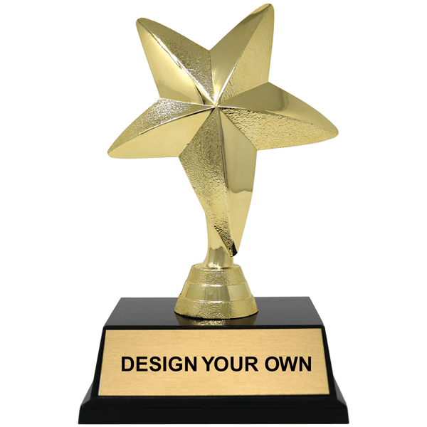 Gold Star Award Trophy Gold Star Award Trophy