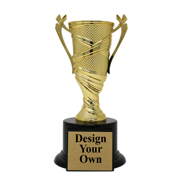 Textured Cup Award Trophy- Medium Textured Cup Award Trophy- Medium