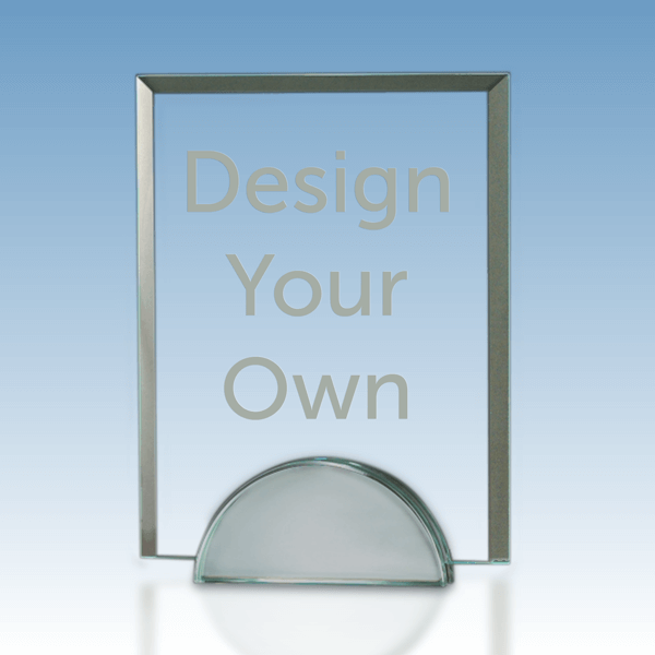 Contemporary Beveled Clear Glass Award | 7" x 9" Contemporary Beveled Clear Glass Award | 7" x 9"