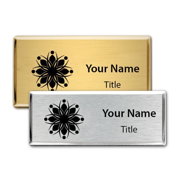Engraved Executive Beveled Badges Engraved Executive Beveled Badges