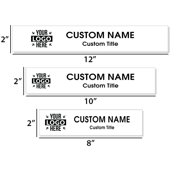 Insert Only for Traditional Aluminum Nameplate Holders | Engraved Insert Only for Traditional Aluminum Nameplate Holders | Engraved