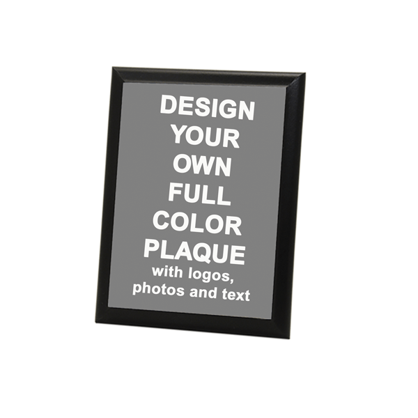 Full Color 5" X 7" Photo Plaque with Black Edge Full Color 5" X 7" Photo Plaque with Black Edge