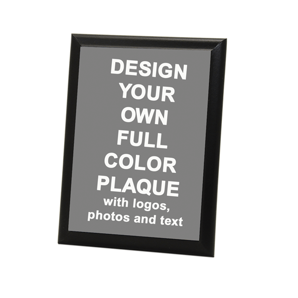 Full Color 6" x 8" Photo Plaque with Black Edge Full Color 6" x 8" Photo Plaque with Black Edge
