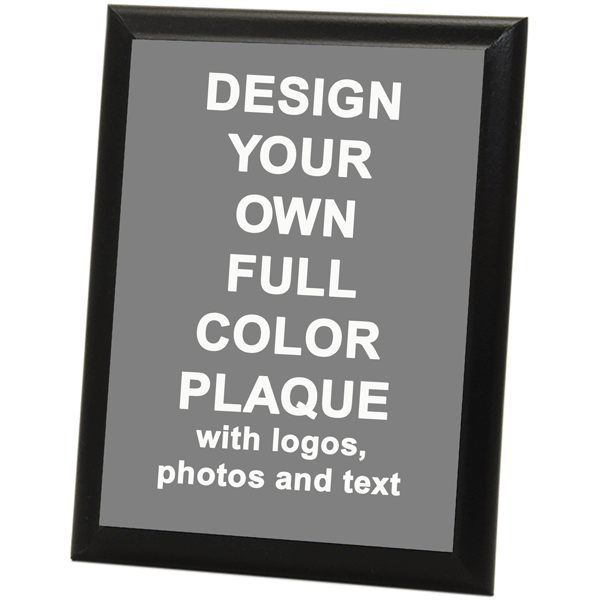 Full Color 9" x 12" Photo Plaque with Black Edge Full Color 9" x 12" Photo Plaque with Black Edge