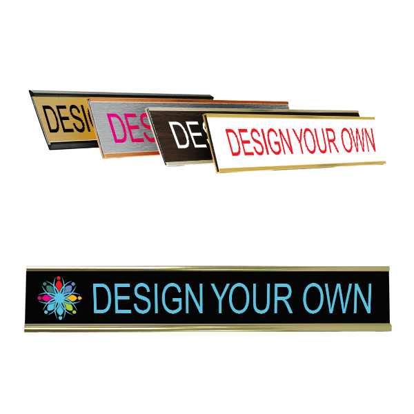 Full Color Wall Name Plate - 1" x 8" Full Color Wall Name Plate - 1" x 8"