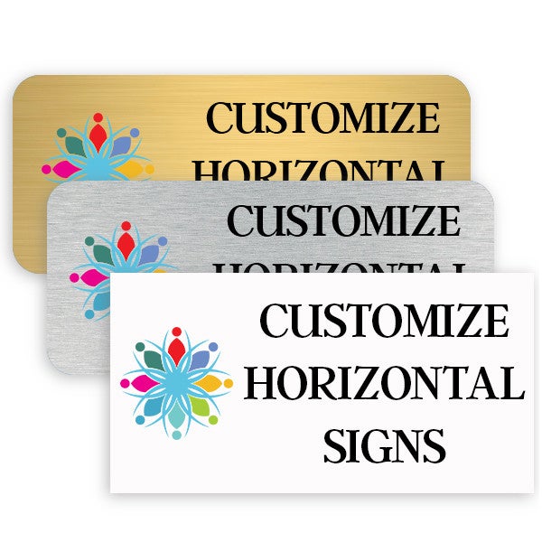 Horizontal Color Sign Horizontal Color Sign