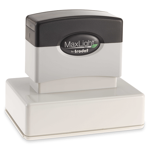 MaxLight Custom Pre-Inked Stamp - MAX-225Z - Black Ink MaxLight Custom Pre-Inked Stamp - MAX-225Z - Black Ink