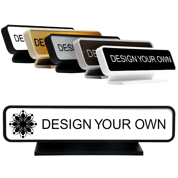 Rounded Engraved Desk Sign - 2" x 9" Rounded Engraved Desk Sign - 2" x 9"