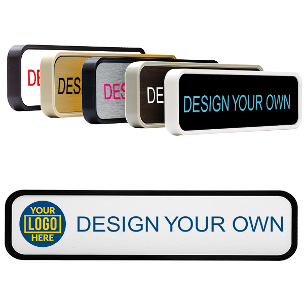 Rounded Full Color Wall Sign with Holder - 2" x 9" Rounded Full Color Wall Sign with Holder - 2" x 9"