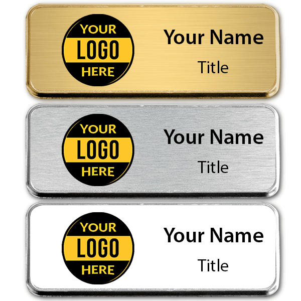 Small Full Color Executive Badges with Rounded Corners Small Full Color Executive Badges with Rounded Corners