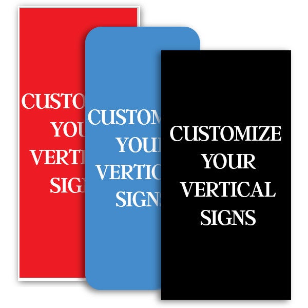 Vertical Engraved Plastic Signs Vertical Engraved Plastic Signs