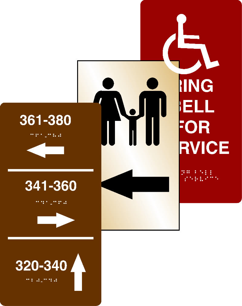 ADA Sign Vertical 22" x 12" ADA Sign Vertical 22" x 12"