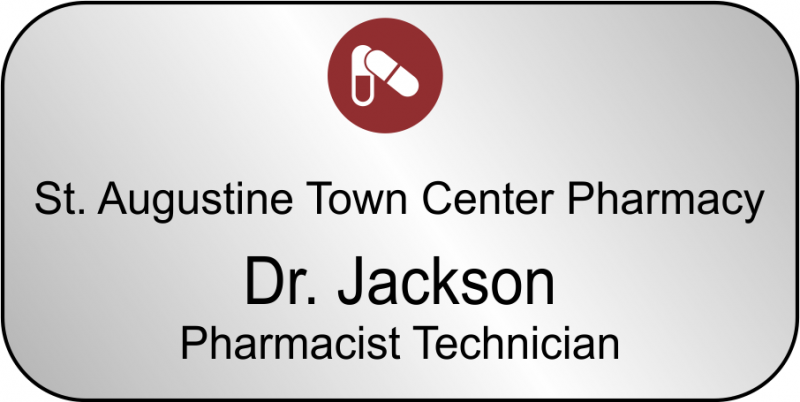 Pharmacist Technician Rectangle Name Badge Pharmacist Technician Rectangle Name Badge